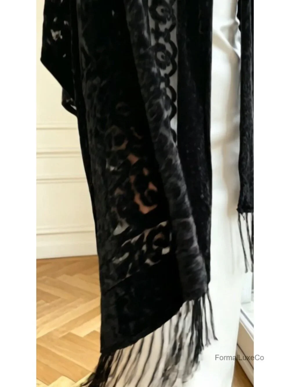 Velvet Shawl Wrap for Evening Dress Wedding Accessories Winter Scarf